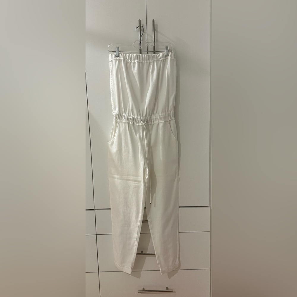 YFB White linen Jumpsuit
